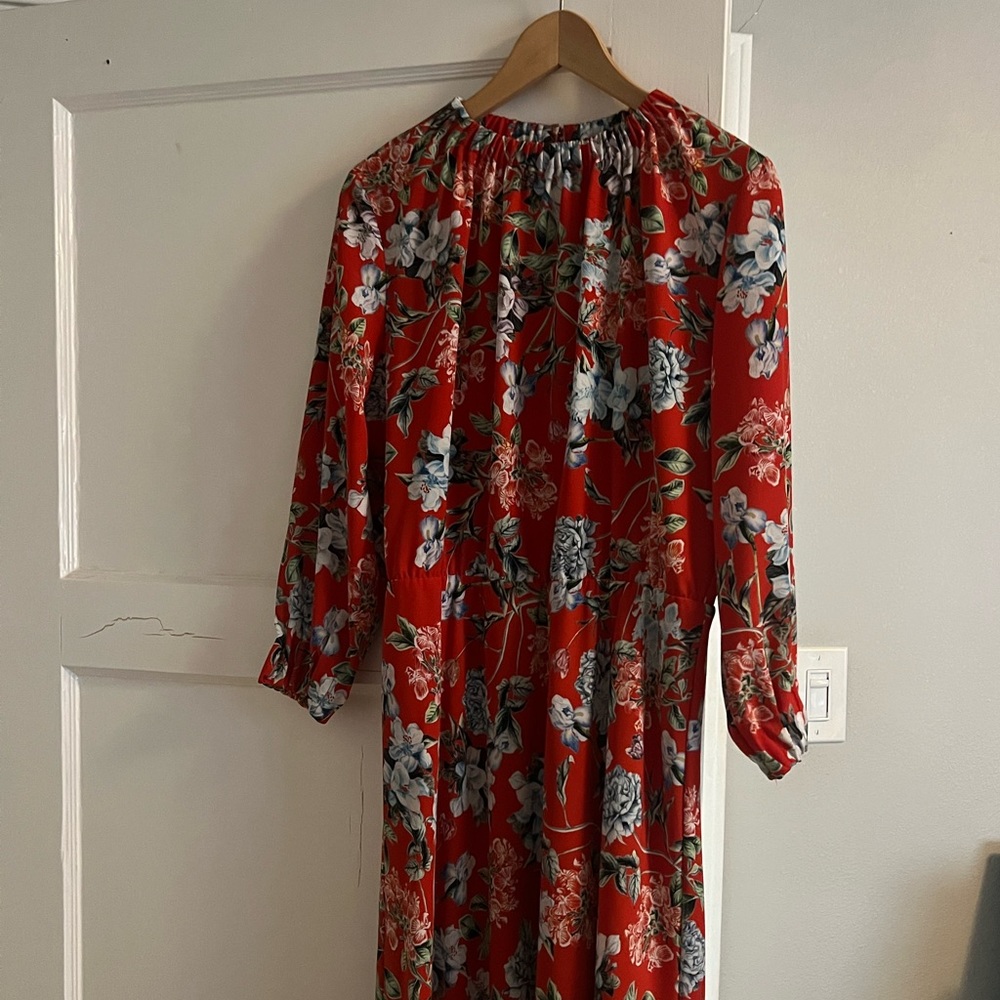 Red floral H&M Dress